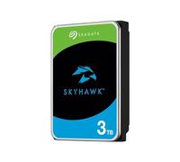 Seagate Skyhawk 3 TB, Video Internal Hard HDD - 3.5", SATA 6Gb/s, 256MB Cache, for DVR NVR Security Camera System, with in-house Rescue Services, FFp (ST3000VX015)
