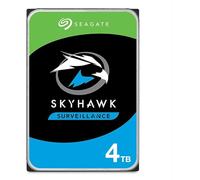 Seagate Skyhawk 4 TB, Video Internal Hard HDD - 3.5", SATA 6Gb/s, 256MB Cache, for DVR NVR Security Camera System, with in-house Rescue Services (ST4000VX016)
