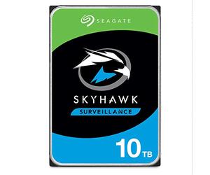 Seagate Skyhawk AI 10TB Surveillance Internal Hard Drive HDD-3.5 Inch SATA 6Gb/s 256MB Cache for DVR NVR Security Camera System with Drive Health Management-Frustration Free Packaging (ST10000VE0008)