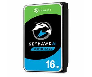 Seagate SkyHawk AI ST16000VE002 - Hard drive - 16 TB - internal - 3.5" - SATA 6Gb/s - buffer: 256 MB - with 3 years Rescue Data Recovery