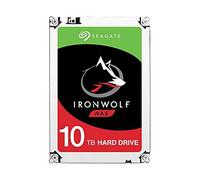 Seagate ST10000VN0004 HDD Internal 10 TB IronWolf SATA 3.5 Computer Hard Disk Drive - Silver
