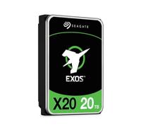Seagate Technology Exos X20, 20TB, 3.5-Inch SATA Hard Drive at 6GB/s, 7,200 RPM, 2.5M MTBF, 512e and 4Kn FastFormat, Low Latency with Enhanced Cache (ST20000NM007D), Green