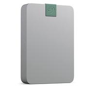 Seagate Ultra Touch HDD 4TB, External HDD, Pebble Grey, Post-Consumer Recycled material, USB-C compatibility with PC, Mac & Chromebook, Data Rescue Services (STMA4000400)
