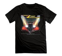 SEagleo Men's American Rock Band ZZ Top Eliminator Album Poster Tshirts XXLarge Black