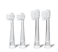 Seago Electric Toothbrush Heads for Kids Babies from 6 Months to 4 Years Old, Replacement Heads Pack of 4, Fit for SG-513 SG-977,SG-2139,SG-2159 (White)