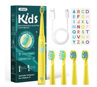 SEAGO SG-2303 White Sonic Toothbrush, 700 mAh Battery, 5 Modes, 3 Tips