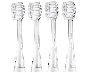 Seago SG-513/SG-2139/SG-2159 Baby Toddler Kids Toothbrush Replacement Heads Compatible with YUNCHI K3 Children's Electric Toothbrush Soft Bristles Brush Heads (4 Small Heads UK)