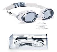 Seago Shortsighted Swimming Goggles Nearsighted Swim Goggles Anti Fog UV Protection Fit for Adult Men Women Youth Junior, No Leaking Clear Vision Pool Swim Glasses Tinted Flat Lens with 3 Nose Pieces