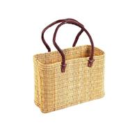 Seagrass Bag Medium Long Handle Shopping Basket Woven Basket Basket Bag