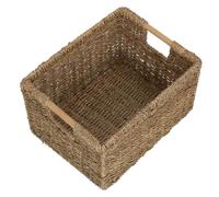 Seagrass Nordic Seagrass Storage Basket Red Hamper Brown L