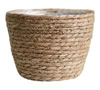 Seagrass Planter Basket,Stylish Planter Baskets,Flower Pots Cover Storage Basket Plant Containers Hand Woven Basket Planter with Plastic Liners for Indoor and Outdoor Plants