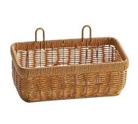 Seagrass Storage Basket - Fruit Basket for Hanging on the Wall, Woven Shelf Baskets, Foldable Laundry Basket, Toy Storage for Entryway, Organisation of Toys