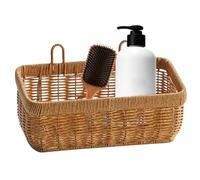 Seagrass Storage Basket - Wall Hanging Woven Bin | 35cm Laundry Rack Decorative Organization Shelf Fruity Toy for Entryway Playroom Kitchen Bathroom Living Room