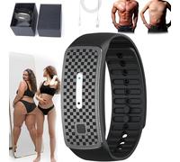 Seagril Matteo Ultrasonic Body Shape Wristband Pro, Seagirl Wristband, 7 Days Healthy Weight Loss Seagrill Matteo Ultrasonic Wrist Band, Ultrasonic Fat Blasting Wristband for Men Women (Black)