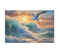 Seagull 1000 Piece Wooden Jigsaw Puzzles for Adults Puzzle Learning Educational Toys Family Games for Kids Jigsaws (75×50cm)
