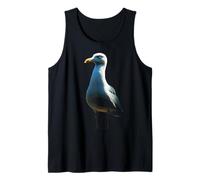 Seagull Bird Portrait Graphic Animal Illustration Seagull Tank Top