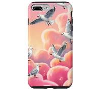 Seagull Bird Watcher Gift Pink Clouds Dreamy Sky Case for iPhone 7 Plus/8 Plus