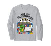 Seagull Dino Mite Kinder Dinosaur Back to School Student Kid Long Sleeve T-Shirt