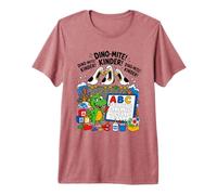 Seagull Dino Mite Kinder Dinosaur Back to School Student Kid Premium T-Shirt