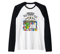 Seagull Dino Mite Kinder Dinosaur Back to School Student Kid Raglan Baseball Tee