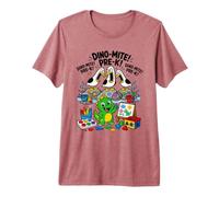 Seagull Dino Mite Pre K Dinosaur Back to School Student Kids Premium T-Shirt