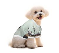 Seagull Dog T-Shirt Clothes Apparel Puppy Vest Pet and Elastic Tank Top Clothing, Dogs Cats Pullovers Cute Breathable Soft Small