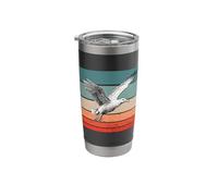 Seagull Flight Freedom Soaring Feathers Grace Birds Sky Stainless Steel Insulated Tumbler