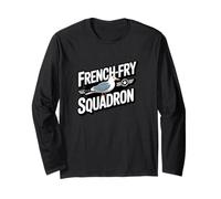Seagull French Fry Squadron Beach Humor Design Long Sleeve T-Shirt