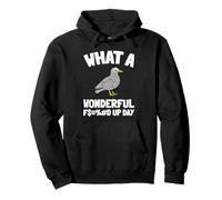 Seagull Gull - Seabird Wildlife Sea Fucked Up Day Pullover Hoodie