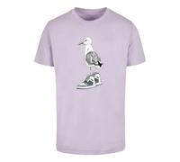 Seagull in Sneakers T-Shirt Mister Tee Blanc XS