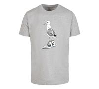 Mister Tee Men's Mt1926-seagull Sneakers Tee T-Shirt, Heather Grey, M