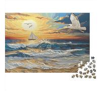 Seagull Jigsaw Puzzles for Adults 1000 Piece for Adults Puzzle Educational Challenging Game Gifts Home Decoration Puzzle Toys Jigsaw Puzzle 1000pcs (75x50cm)