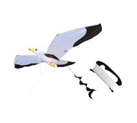 Seagull Kite Single Line Sport Flyer Kite Toy Outdoor Easy Assembly Soft Polyester Material Suitable for Adults Kids Beach Park 140cm/55.12inch