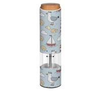 Seagull Lighthouse Blue Electric Pepper Grinder Spice Mill