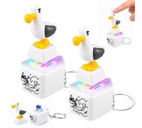 Seagull Mine Sound Button Keychain, 2PCS Seagull Clicker Fidget Toys