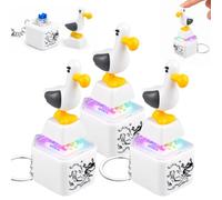 Seagull Mine Sound Button Keychain, 3 PCS Clicker Keyboard Fidget Toys