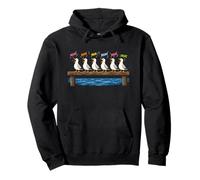 Seagull Mom Mother Daughter Son Mother's Day Ocean Life Mama Pullover Hoodie