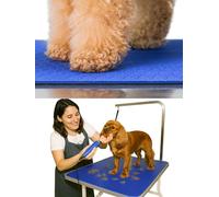Seagull Multipurpose Foam Rubber Pet Grooming Table Mat 16 x 24 Inch Dog Grooming Mat for Table Cat Grooming Mat Dog Bath Mat Pet Vet Mat Non Slip Soft Waterproof Blue