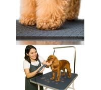 Seagull Multipurpose Foam Rubber Pet Grooming Table Mat 24 x 36 Inch Dog Grooming Mat for Table Cat Grooming Mat Dog Bath Mat Pet Vet Mat Non Slip Soft Waterproof Anthracite