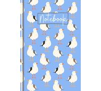 Seagull Notebook: Cute Seagull Lined Journal, The Perfect Novelty Seagull Gift for Anyone who Loves Seagulls, Wild Birds or the Seaside - Blue