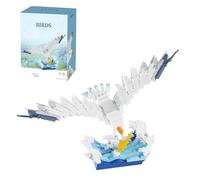 Seagull Ocean Micro Building Sets, Mini Bird Sea Building Blocks for Adults, Creative Animal Bricks Model Toys, Home and Office Art Decor, Gifts for Adults and Bird Lovers, 646 Pieces