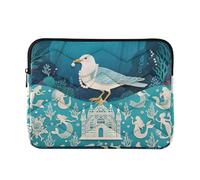 Seagull Ocean Treasure Laptop Sleeve Case 15-16 Inch Thin Laptop Bag Briefcase for Men Women