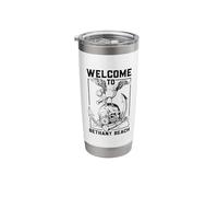Seagull on Skull - Bethany Beach Stainless Steel Insulated Tumbler