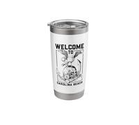 Seagull on Skull - Carolina Beach Stainless Steel Insulated Tumbler