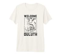 Seagull on Skull - Duluth Premium T-Shirt