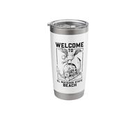 Seagull on Skull - El Matador State Beach Stainless Steel Insulated Tumbler