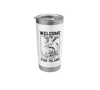 Seagull on Skull - Fire Island Stainless Steel Insulated Tumbler