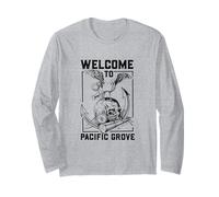 Seagull on Skull - Pacific Grove Long Sleeve T-Shirt