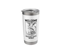 Seagull on Skull - Pacifica State Beach Stainless Steel Insulated Tumbler