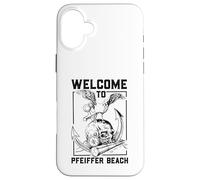 Seagull on skull - Pfeiffer Beach Case for iPhone 16 Plus